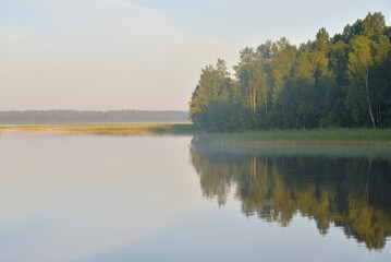 Lake at early morning.
