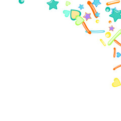 Sprinkles grainy. Cupcake donuts background.