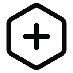 Obraz premium add icon. vector thin line mini icon. Thin line simple outline icons, 24x24px grid. Pixel Perfect. Editable stroke