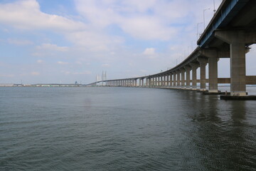 bridge over the river