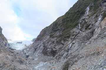 Scenic landscape at Franz Josef Glacier, located in Westland Tai Poutini National Park on the West...
