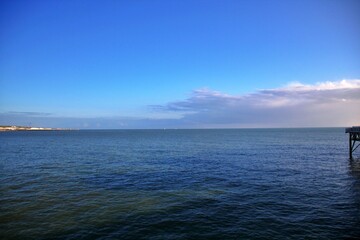 Obraz premium view of the sea from the sea