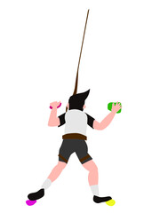 ボルダリング、クライム中　13