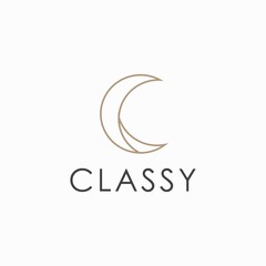Fototapeta premium Classy Logo Vector Minimalist Modern