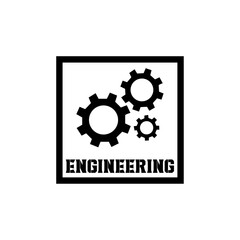 Engineering simple logo vector for company and industrial.