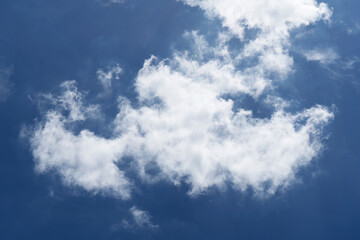 Beautiful cloud with blue sky natural background
