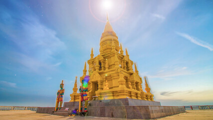 Laem Sor Chedi - the most popular temple on Koh Samui, Surat Thani Province.