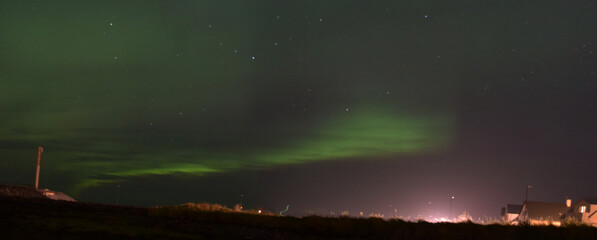 Icelandic northern lights aurora borealis