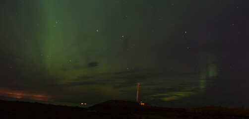 Icelandic northern lights aurora borealis