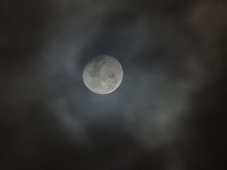 Atmospheric view of the Moon