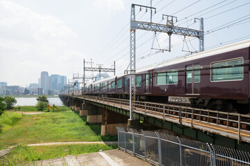 Naklejka premium 淀川河川公園