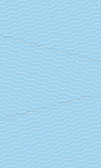 Obraz premium A Light Blue Wavy Line Decorated Background Template