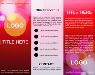 Brochure design  