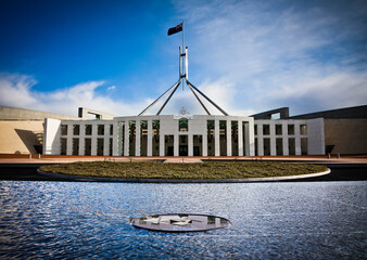 This is the Australian Parliament House in Canberra. Which was the world's most expensive building when it was completed in 1988.