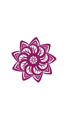 Fototapeta premium flower mandala, this design is very suitable for wall decorations, symbols and others