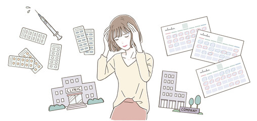 不妊治療と仕事の両立で悩む女性