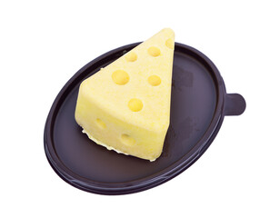 Cheesecake isolated on white background