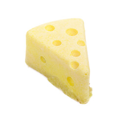 Cheesecake isolated on white background