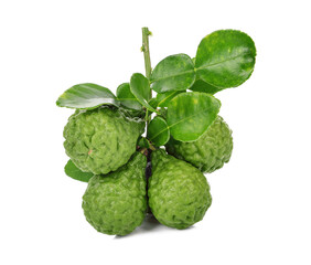 Bergamot fruit isolated on white background