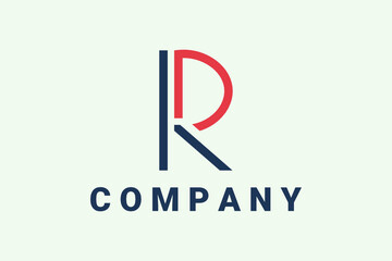 Vector logo with initials 