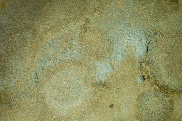 Moisture that penetrates with cement