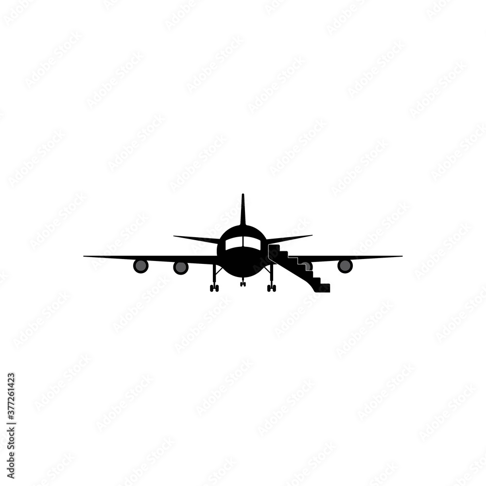 Poster Airplane icon