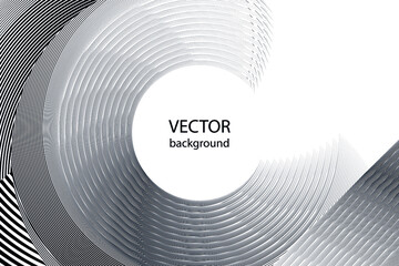 Abstract halftone lines background, geometric dynamic pattern, vector modern design texture for card, banner, poster, cover, flyer, decoration.