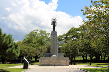 Statue of Southwest Officers War Memorial at Gion Island