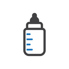 Baby bottle icon