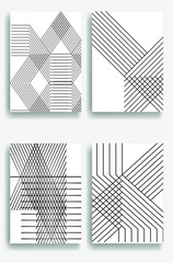 Abstract Hipster Lines Background . Vector .