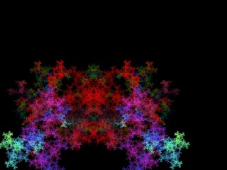 Imaginatory fractal background Image