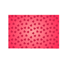 small dark red hearts on a pink gradient background