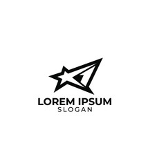 star one logo design, be a winner, vector illustration