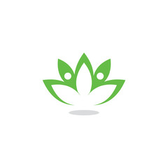 Abstract Floral Vector , Health Logo
