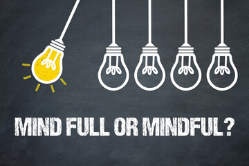 Mind full or mindful?