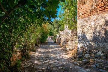 Doğanbey is home to many ancient Greek houses and other stone houses, has become a natural film location for many Turkish movies in Söke, Aydın, Turkey