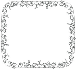 Vector cartoon monkeys background icon