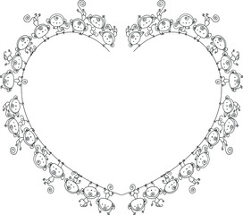 Vector cartoon monkeys background icon