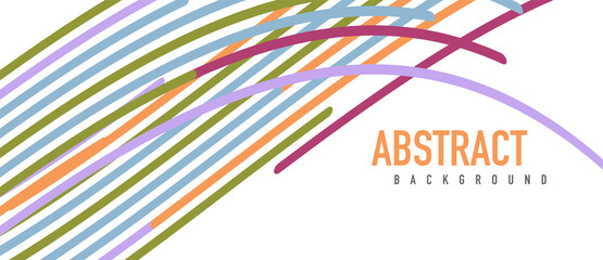 Аbstract moving colorful lines vector backgrounds for cover, placard, poster, banner or flyer