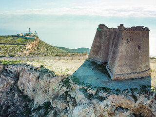 Mesa Roldan tower, Cabo de Gata, Spain