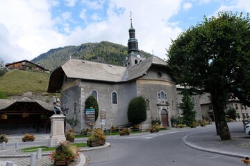 L'église Sainte-Marie-Madeleine à Morzine en Haute-Savoie