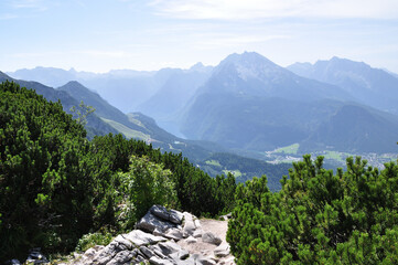 Germany Kehlsteinhaus Eagles nest view of scenery and mountains