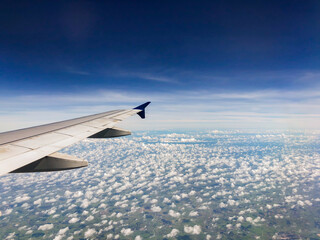 view from airplane window