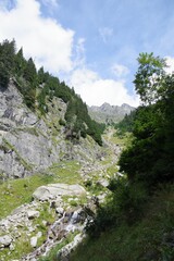 Fototapeta na wymiar Berglandschaft im Vinschgau