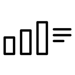 statistical line style icon. suitable for your creative project