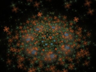 Imaginatory fractal background Image