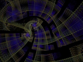 Imaginatory fractal background Image