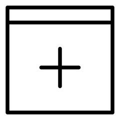 browser line style icon. suitable for your creative project