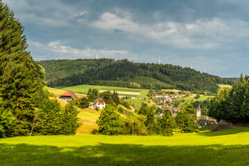 Fototapeta na wymiar Schuttertal im Schwarzwald, Ortenaukreis, Baden-Württemberg, Deutschland