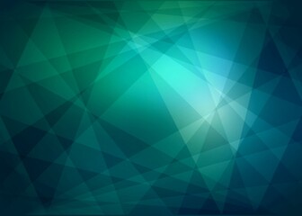 Obraz premium Emerald gloss texture. Green diamond abstract polygon pattern. Polished crystal background.
